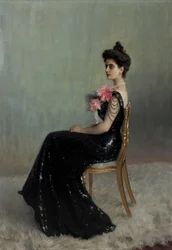 Kreivitär Maria Pavlovna Abamelik-Lazarevan muotokuva 1876-1955, os Demidova, 1900-1901.