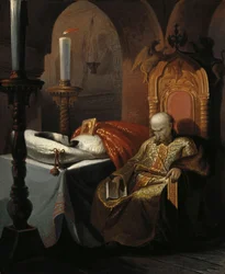 Ivan Julma ja hänen poikansa Ivan perjantaina 16. marraskuuta 1581, 1860-luvulla.