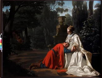 "Pan Voyevoda" Kuvitus Nikolai Rimski-Korsakovin (Rimski tai Rimski Korsakovin) oopperalle (1844-1908)
