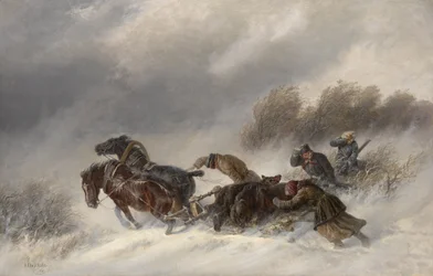 Paluu karhunmetsästystä, 1881