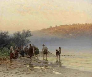 Kalastaja Dneprillä, 1898