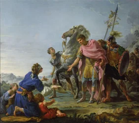 Trajanus (53-117) Osoittaa armoa, 1765