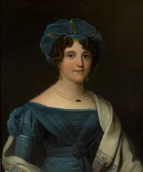 Lady Nicolls, kenraalimajuri Sir Jaspar Nicolls KCB:n vaimo, noin 1827