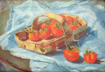 Basket of Tomatoes, n.1936 (öljy kankaalle)