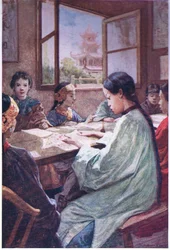 Kiinalainen koulu n. 1900
