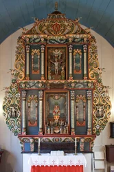 Alttaritaulu, Mo I Ranan kirkko, 1765 (maalattu puu)