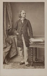 Säveltäjä Franz Lisztin muotokuva 1811-1886, n. 1870.