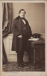 Muotokuva säveltäjä Gioachino Antonio Rossinista 1792-1868, ennen vuotta 1868.