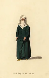 Turkkilainen nainen Konstantinopolista (Istanbul), Ottomaanien valtakunta