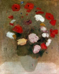 Kimppu unikkoa Odilon Redonin maalaus (1840-1916).