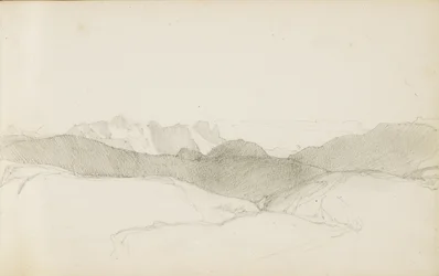 Piirustus albumista nimeltä "The Baskimaa", 1862-63