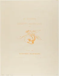 Tentation de St. Antoinen etukappale/nimikilpi
