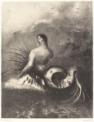 La sirene sortie des flots vetue de dardos (Sireeni väkäisiin pukeutunut, nousi aalloista