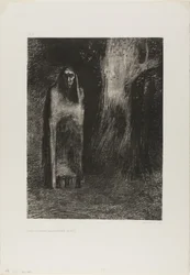Mies oli yksin yömaisemassa, Yöstä