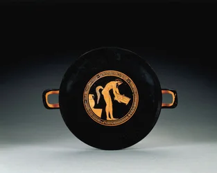 Ullakko punahahmoinen kylix, noin 470 eaa