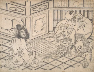Daikoku suunnitelma d alkumaksu jäsen g shekki s, ? 1730. , hyttynen. 1730.
