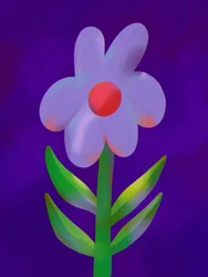 Värikäs violetti kukka