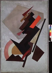 Tsomposition Suprematiste. Peinture de Olga Vladimirovna Rozanova (1886-1918), huile herra toile