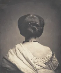 [Nainen takaa katsottuna], n. 1862.