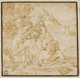 Cupid voittaa Pan