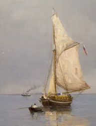 Kesäpäiväsatama, Oscar Kleineh (1846-1919), Suomi