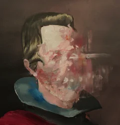 Velazquez Disintegrating, 2020-2025 (akryyli ja öljy kankaalle)