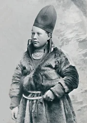Nuori lappilainen talviasussa, 1912