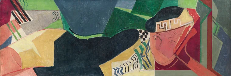 Makaava nainen, noin 1931.