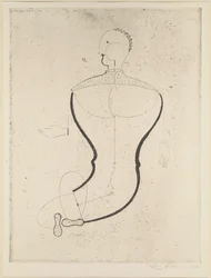 Abstrakti hahmo vasemmalla, 1923.