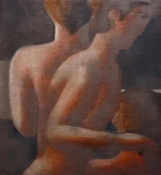 Kolme alastonkuvaa, hopeafriisi III