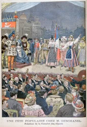 Ranskan presidentin Paul Deschanelin suosima juhla vuonna 1900.