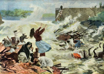 Bouzeyn onnettomuus,1895 (Kuvituskuva)