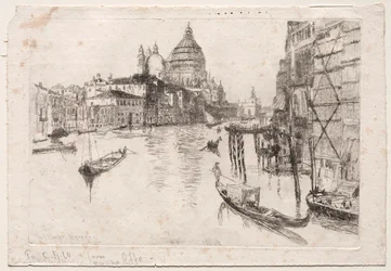 Sisäänkäynti Grand Canalille, 1880.