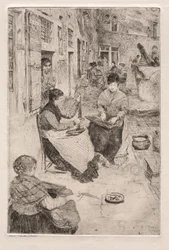 Venetsian etsaukset: Helminauhat, 1882.