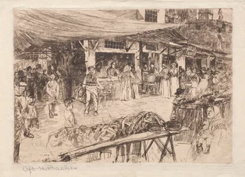 Old Market, Firenze, 1800-1900.