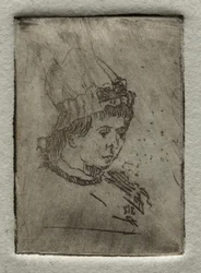 Pieni pää, jossa maffiahattu, 1878.