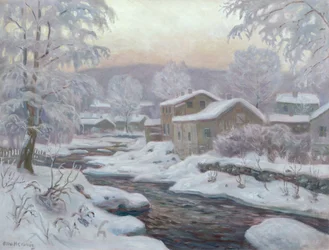 Talvi joen rannalla (maalaus)