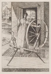 Pyörivällä pyörällä, n. 1884.