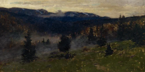 Maisema (öljy kankaalle)