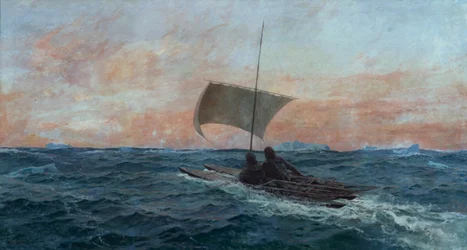 Nansen ja Johansen Jäämereltä