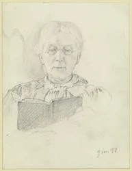 Luise Scholderer lukemassa