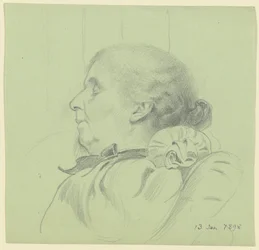 Nukkuva Luise Scholderer