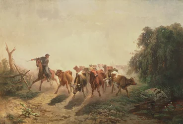 Union Drover karjan kanssa armeijalle, 1860