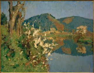 Kevät (jokimaisema)