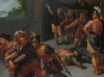 Claudius Pauluksen mestaus ja Julius Civilisin vangitseminen Julius Pauluksen mestaus ja Claudius Civilisin vangitseminen yksi kahdestatoista Batavian kapinasta roomalaisia vastaan