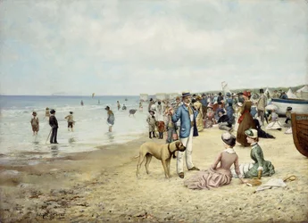 Päivä rannalla, 1885