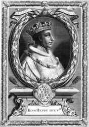 Henrik V, Englannin kuningas.