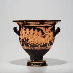 Ullakon punahahmoinen kellokraatteri, n. 390-370 eKr
