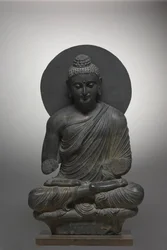 Istuva Buddha Gandharasta, Kushan-kausi, 3. vuosisadan 1. puolisko