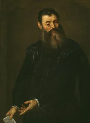Gentlemanin muotokuva, n. 1590 (öljy kankaalle)